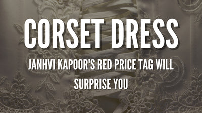 Janhvi kapoor's red corset dress price tag will surprise you ?